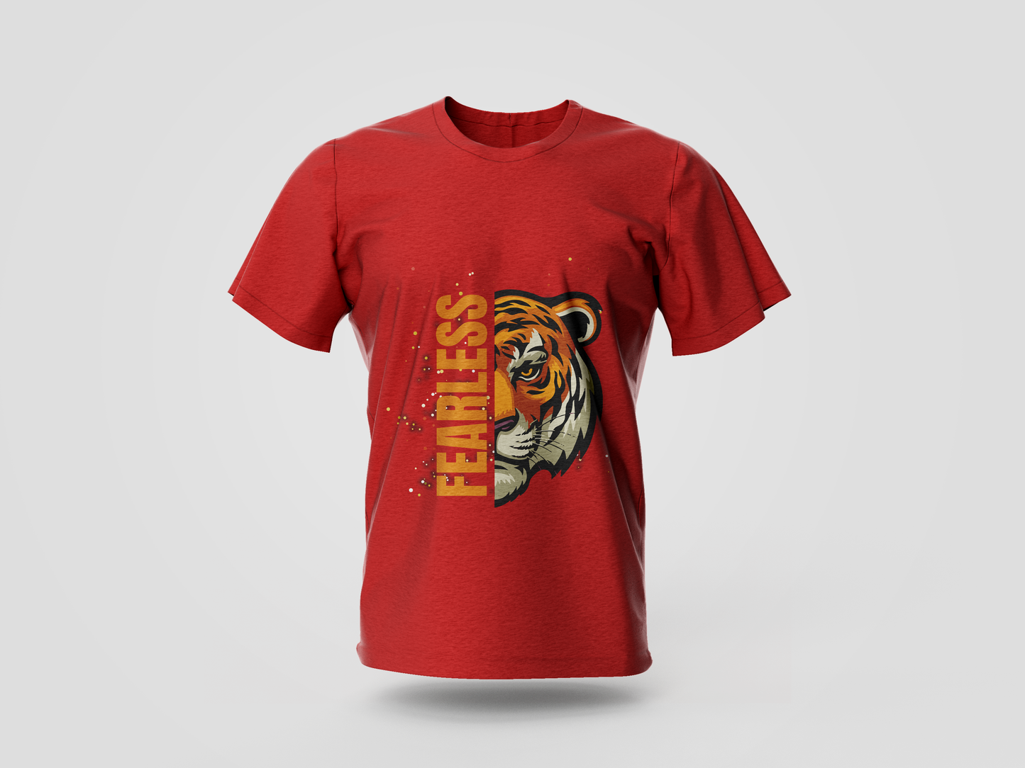 Fearless Tiger Graphic T-Shirt - Bold and Fierce Style